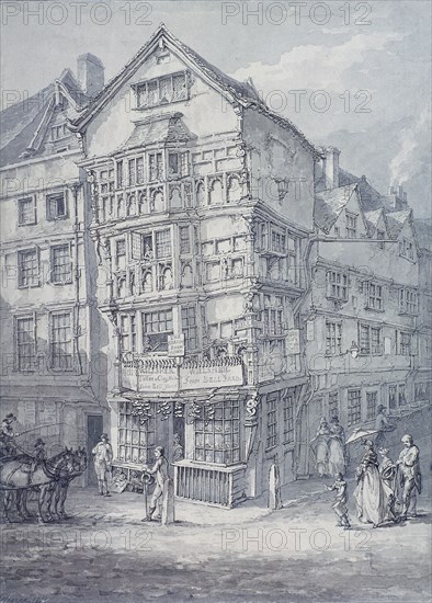 Chancery Lane, London, 1814. Artist: Thomas Hearne