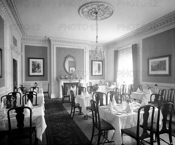 Dining-Room, North Cray Place, Bexley, London, 1908