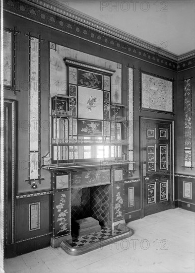 Detail of the Japanese Room at Pansanger, Hertingfordbury, Hertfordshire, 1953