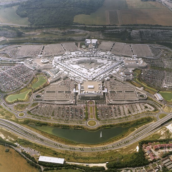 Bluewater shopping centre, near Stone, Kent, July 1999