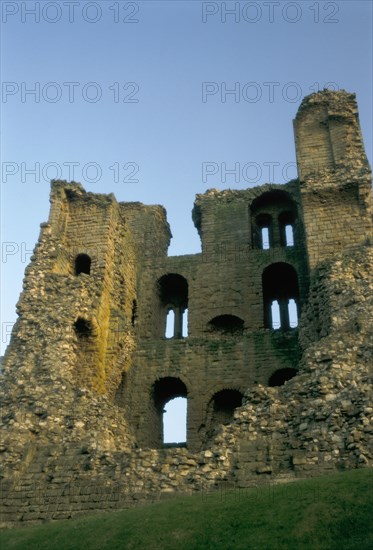 The keep, Scarborough Castle, North Yorkshire, 1989