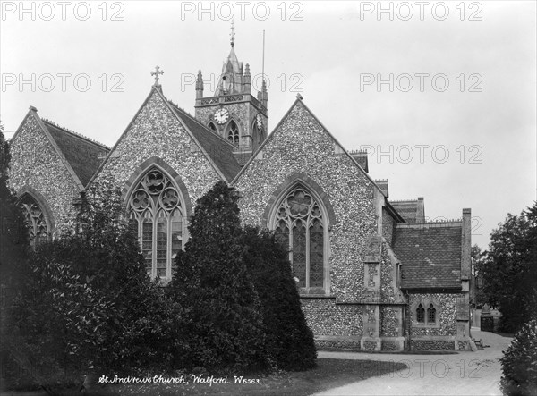 St Andrew's Church, Watford, Hertfordshire, 1890-1910 - Photo12 ...