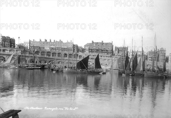 Ramsgate Harbour, Kent, 1890-1910