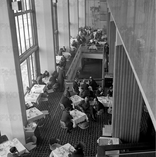 The restaurant, Royal Festival Hall, London, 1951-1962