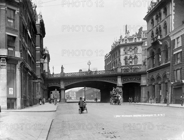 Holborn Viaduct, City of London, c1870-1900