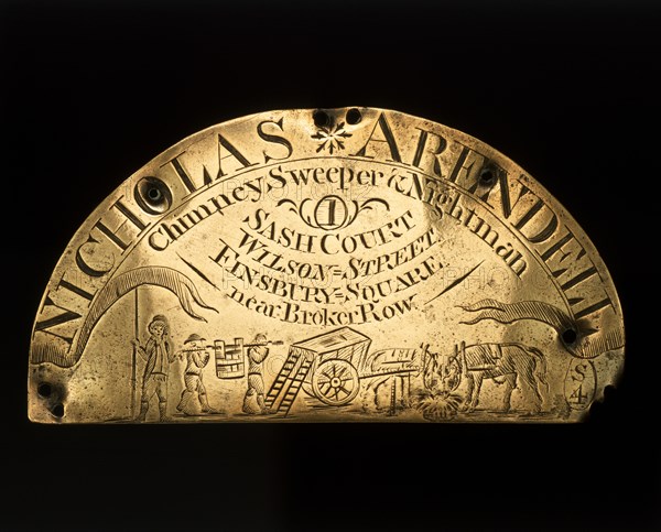 Nightman's plaque, 18th century. Artist: Unknown