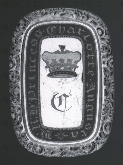 Princess Charlotte commemorative bracelet slide, c1817. Artist: Unknown