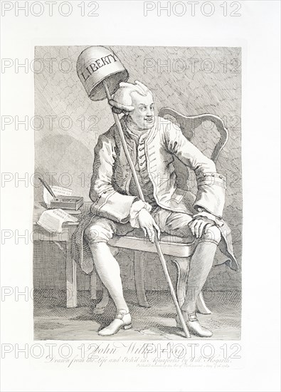 John Wilkes, 1763. Artist: William Hogarth