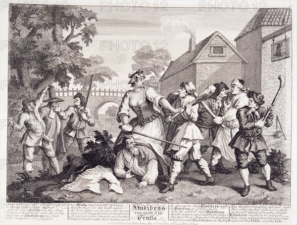 'Hudibras Vanquished by Trulla', 18th century. Artist: William Hogarth