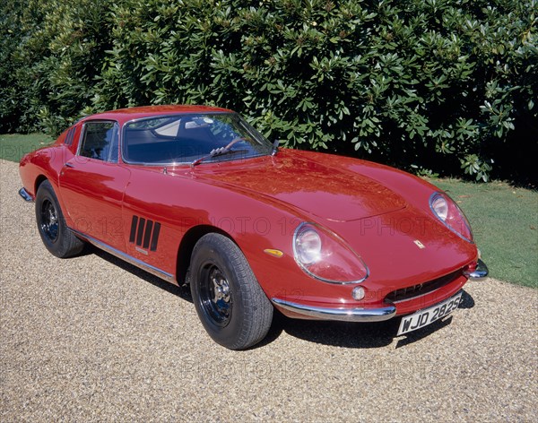 A 1966 Ferrari 275 GTB. Artist: Unknown