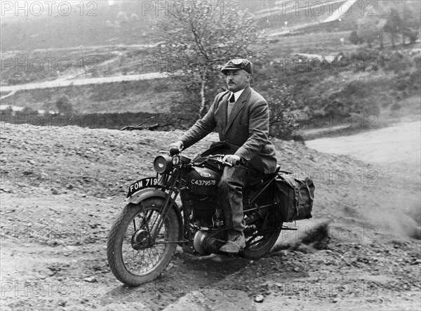 1940 BSA motorbike, (c1940?). Artist: Unknown