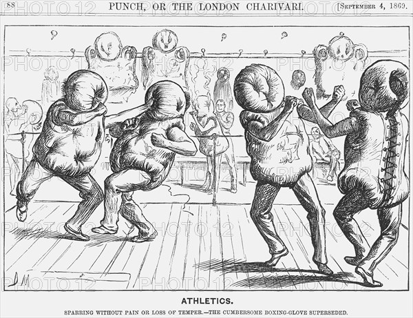 'Athletics', 1869. Artist: George du Maurier