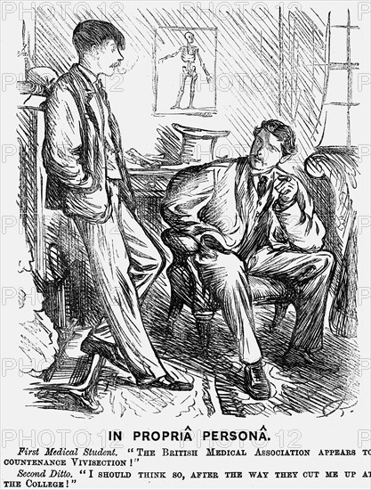 'In Propriâ Personâ', 1875.   Artist: Charles Samuel Keene