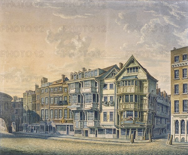 Fleet Street, London, 1798 Artist: William Capon