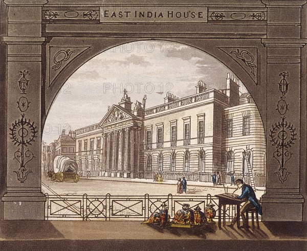 East India House, London, c1820. Artist: Anon