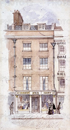 Howes and Hart, Fleet Street, London, c1820. Artist: James Findlay