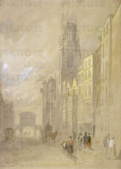 Fleet Street, London, 1850. Artist: Anon