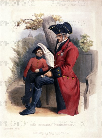 'The Chelsea Pensioner', Chelsea, London, c1840. Artist: Anon