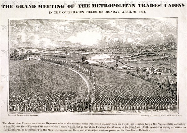 Copenhagen Fields, Islington, London, 1834. Artist: George Dorrington