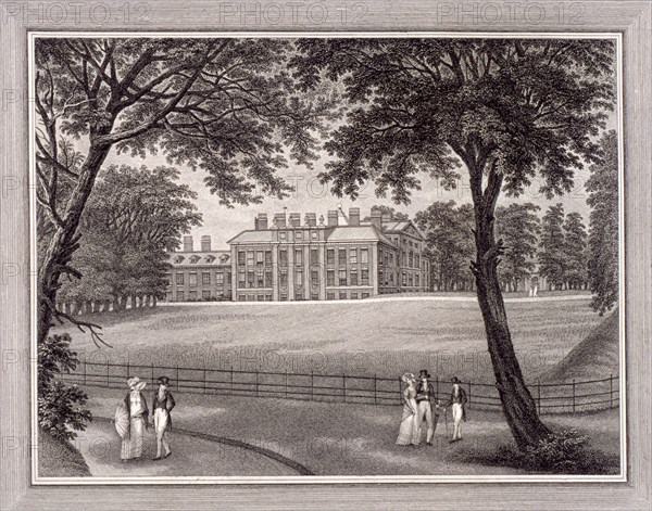 Kensington Gardens, Kensington, London, 1823. Artist: T Vivares