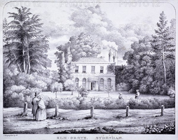 Elm Grove, Lewisham, London, c1840. Artist: Anon