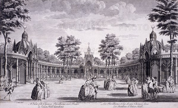 Vauxhall Gardens, Lambeth, London, 1751. Artist: Thomas Bowles