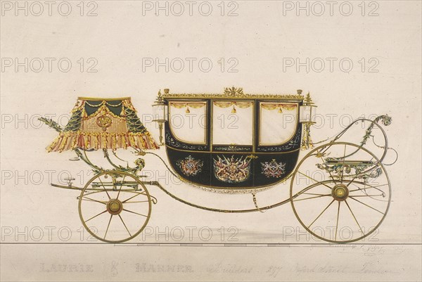 Civic carriage of Lord Mayor William Hunter, 1851. Artist: J Gilfoy