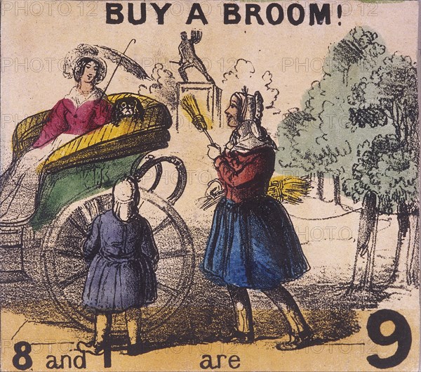 'Buy a Broom!', Cries of London, c1840. Artist: TH Jones