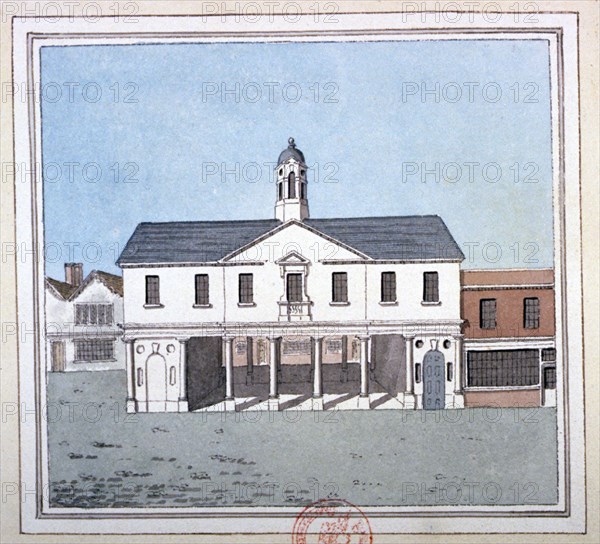 View of Romford Market House, Essex, c1800. Artist: Anon