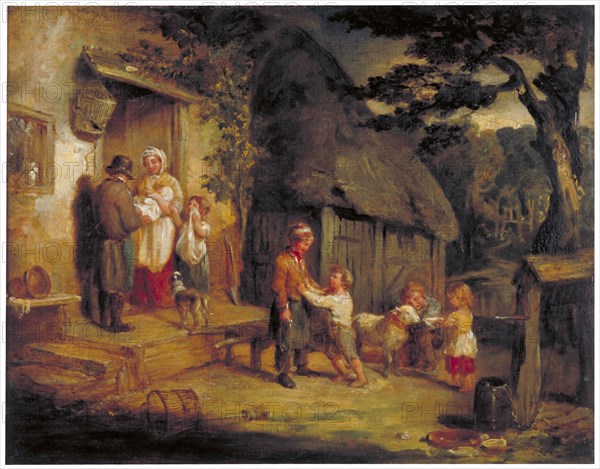 'The Pet Lamb', c1813. Artist: William Collins