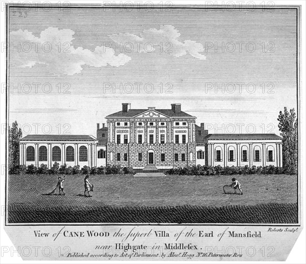 Kenwood House, Hampstead, London, c1778-1805. Artist: J Roberts