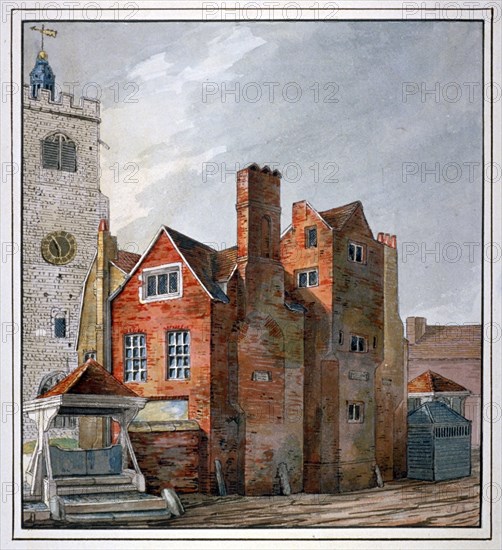 Church House, Hackney, London, c1798. Artist: Anon