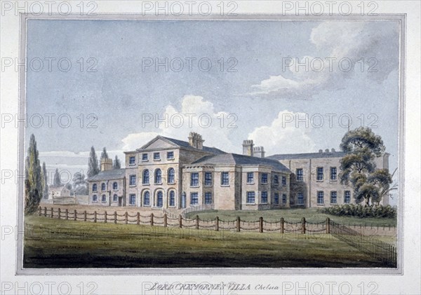 Lord Cremorne's villa, Chelsea, London, c1810. Artist: Anon