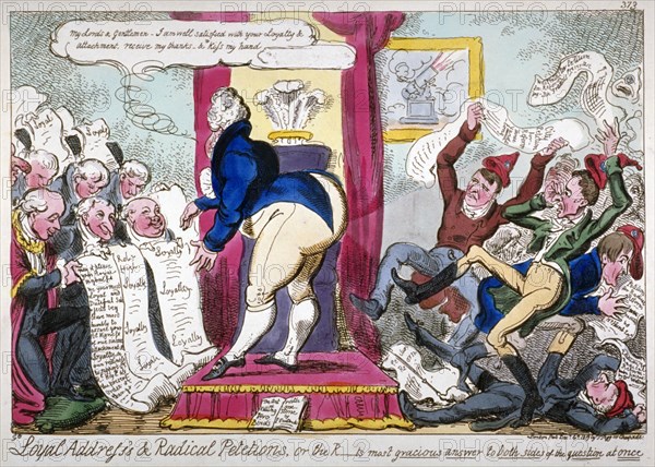 Loyal Address's & Radical Petitions...', 1819. Artist: Anon