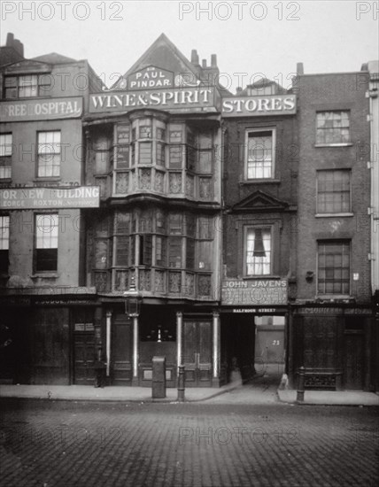 View of the Paul Pindar Tavern, Bishopsgate, City of London, 1878 ...