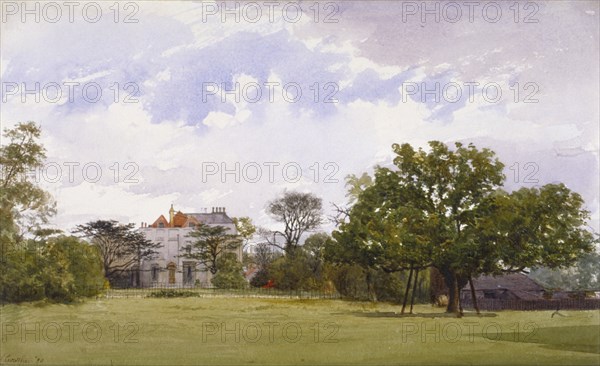 Side view of Turret House, Lambeth, London, 1880. Artist: John Crowther