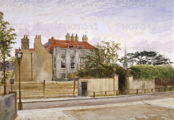 View of Turret House, Lambeth, London, 1880. Artist: John Crowther