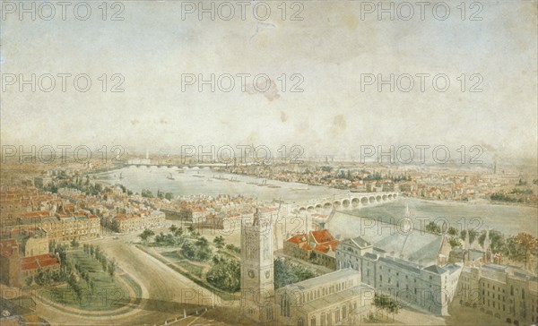 Westminster, London, c1830. Artist: Thomas Kearnan