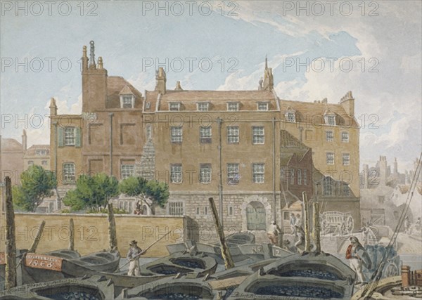 The Treasury, Whitehall, Westminster, London, 1818. Artist: Robert Blemmell Schnebbelie