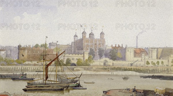 Tower of London, Stepney, London, c1883. Artist: John Crowther