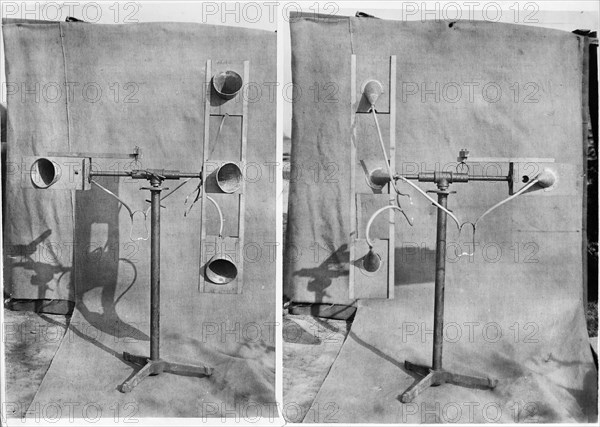 Air raid warning device, January 1918