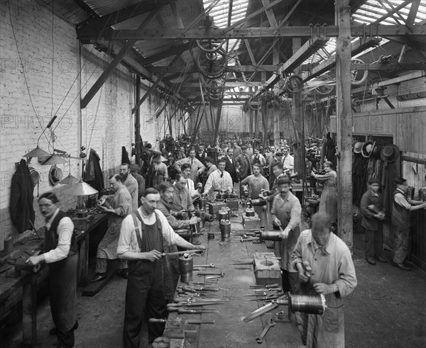 Belgian Munition Works, Clevedon Road, Barnes, Richmond, London, September 1918