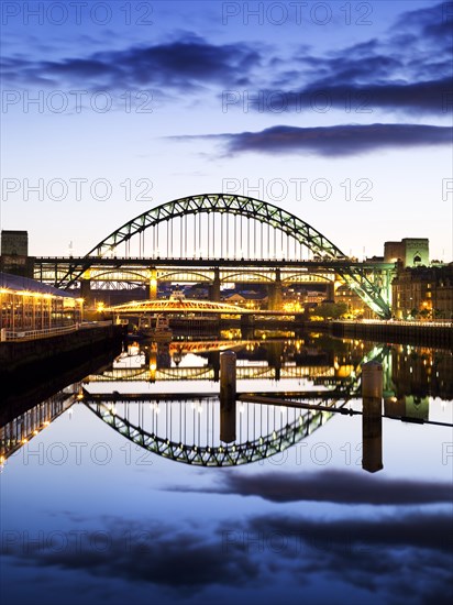 Bridges over the River Tyne, Newcastle upon Tyne, 2008.   Artist