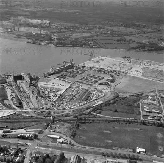 Southampton Docks, Hampshire, 1972