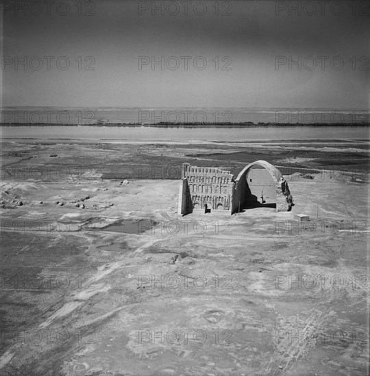 The Arch of Ctesiphon (Taq Kisra), Al Mada'in, Iraq, 1954