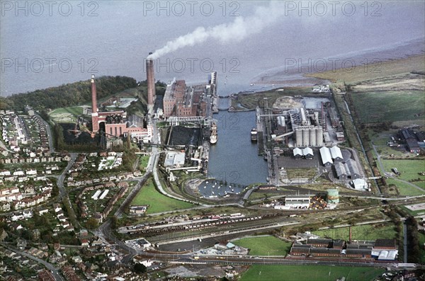 Portishead Dock, North Somerset, 1970