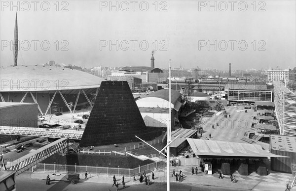 Festival of Britain site, South Bank, Lambeth, London, 1951