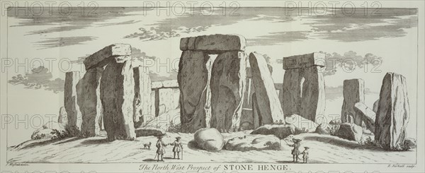 The North West Prospect of Stone Henge', 1725