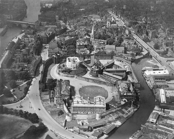 York Castle, North Yorkshire, 1926