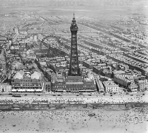 Blackpool Tower, Lancashire, 1920